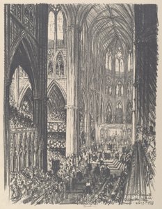 Krönung von König George V und Königin Mary in der Westminster Abbey