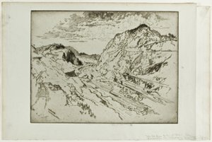 Culebra Cut, Panama von Joseph Pennell