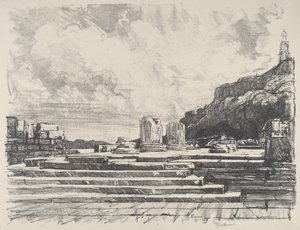Eleusis, der Boden des Tempels