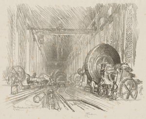 Englische Kriegsarbeit: Die Basilika des Krieges von Joseph Pennell
