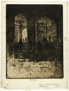 Eingang zur Kapelle Heinrichs VII., Westminster von Joseph Pennell