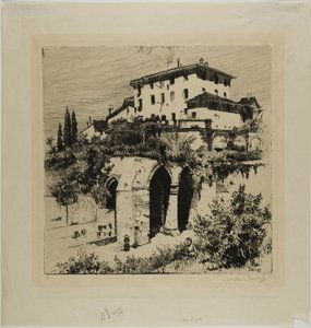 Fonte Nuova, Siena von Joseph Pennell