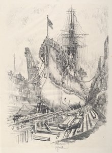 Im Trockendock, 1917