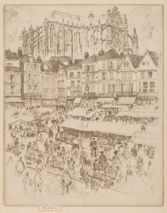 La Place, Beauvais von Joseph Pennell