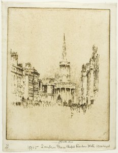 Langham Place Kapelle von Joseph Pennell