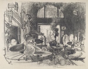 Herstellung von Propellerblättern, 1917