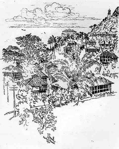 Offizielles Ancon, Platte XXIV aus Der Panamakanal von Joseph Pennell, 1912