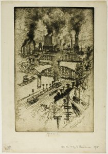 Auf dem Weg nach Bessemer von Joseph Pennell