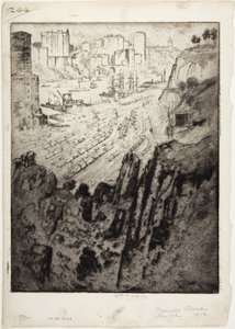 Palisaden und Paläste von Joseph Pennell