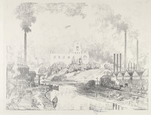 Frieden und Krieg, 1916 von Joseph Pennell