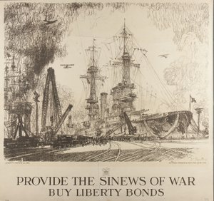 Stellt die Kriegssehnen bereit, kauft Freiheitsanleihen von Joseph Pennell