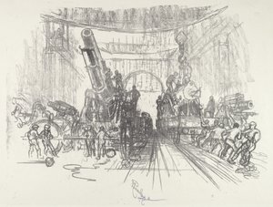Bereit für den Krieg, 1916 von Joseph Pennell