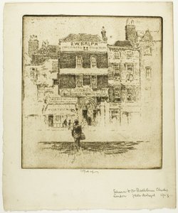 Tor von St. Bartholomäus von Joseph Pennell