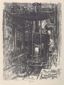 Formen einer Waffe aus einem Barren, 1917