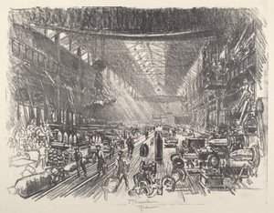 Granatenfabrik, Nr. I von Joseph Pennell