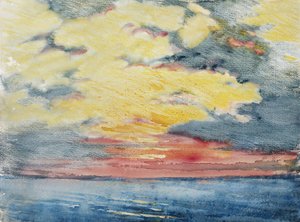 Sonnenuntergang, Acapulco von Joseph Pennell
