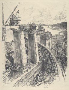Der Zugang zur Gatun-Schleuse