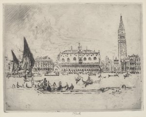 Der Dogenpalast von Joseph Pennell