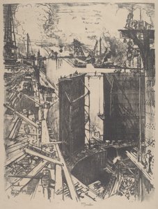 Das Wachttor, Gatun-Schleuse, 1912