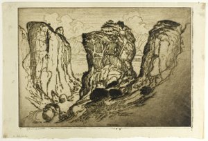 Die Heilige Dreifaltigkeit der Luftschlösser von Joseph Pennell