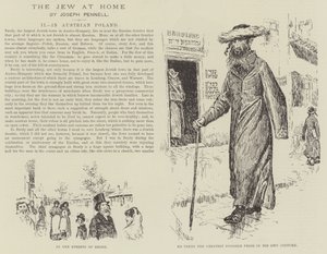 Der Jude zu Hause, von Joseph Pennell von Joseph Pennell