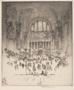 Die Marmorsaal, Pennsylvania Station, New York