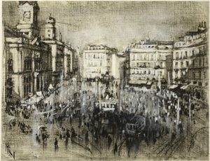 Die Puerta del Sol, Madrid