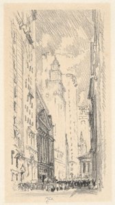 Die Börse von Joseph Pennell