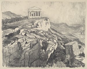 Der Tempel der Concordia an der Mauer, Girgenti
