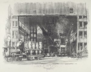 Die Urnen, große Muscheln gießen von Joseph Pennell