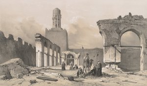 14. Moschee el Hakem, in Kairo, 1843 von Joseph Philibert Girault De Prangey