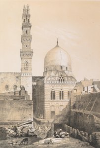 80. Moschee und Grabmal von el Ghoury, in Kairo, 1843