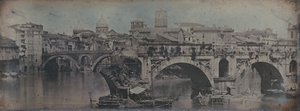 Ponte Rotto Pons Aemilius, Rom von Joseph Philibert Girault De Prangey