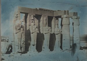 Ramesseum, Theben, 1844