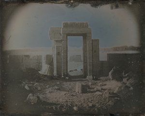 Tempel des Horus, Edfu von Joseph Philibert Girault De Prangey