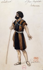 Giovanni Battista für Salome, von Richard Strauss, aufgeführt an der Oper Garnier in Paris, 3. Mai von Joseph Porphyre Pinchon