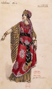 Herodias für Salome, von Richard Strauss, aufgeführt in der Oper Garnier in Paris, 3. Mai von Joseph Porphyre Pinchon