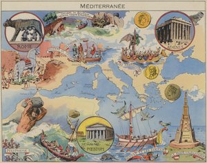 Mittelmeer von Joseph Porphyre Pinchon