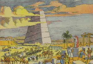 Der Turm von Babel von Joseph Porphyre Pinchon