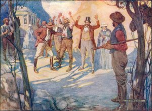 Die Kutsche würde überfallen und alle Passagiere ausgeraubt von Joseph Ratcliffe Skelton