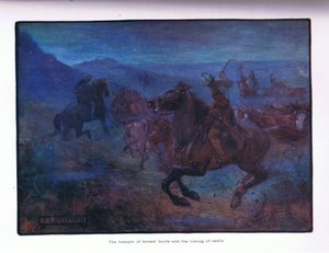 Das Trampeln der Pferdehufe und das Brüllen des Viehs von Joseph Ratcliffe Skelton