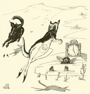 Der alte Mann Känguru (Gravur)