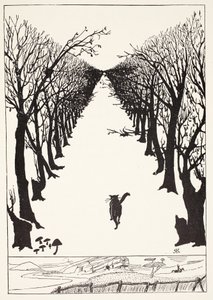 Die Katze, die allein spazierte, Illustration aus 