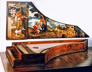 Cembalo gebaut von Joseph Salodiensis in Venedig, 1559 von Joseph Salodiensis