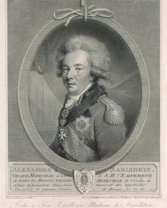 Porträt von Graf Alexander Lvovich Naryshkin, 1760-1826 von Joseph Saunders