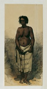 Eingeborenenfrau aus Woolongong, Australien von Joseph Selleny