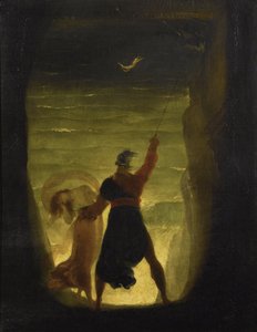 Der Sturm. Prospero und Ariel von Joseph Severn