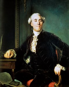 Porträt von Jacques Necker (1732-1804). Er war Finanzminister unter Ludwig XVI. - Gemälde von Joseph Siffred Duplessis (1725-1802)
