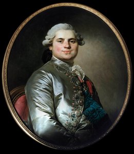 Porträt des Grafen der Provence (1755-1824), der später Louis XVIII wurde von Joseph Siffred Duplessis