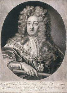 Ovales Porträt von George, Prinz von Dänemark, 1704 von Joseph Smith